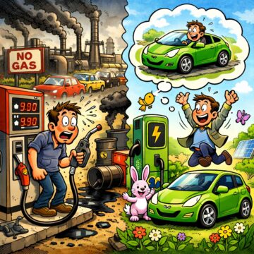 Thumbnail for Oljekris! Kommer alla köpa elbilar nu?